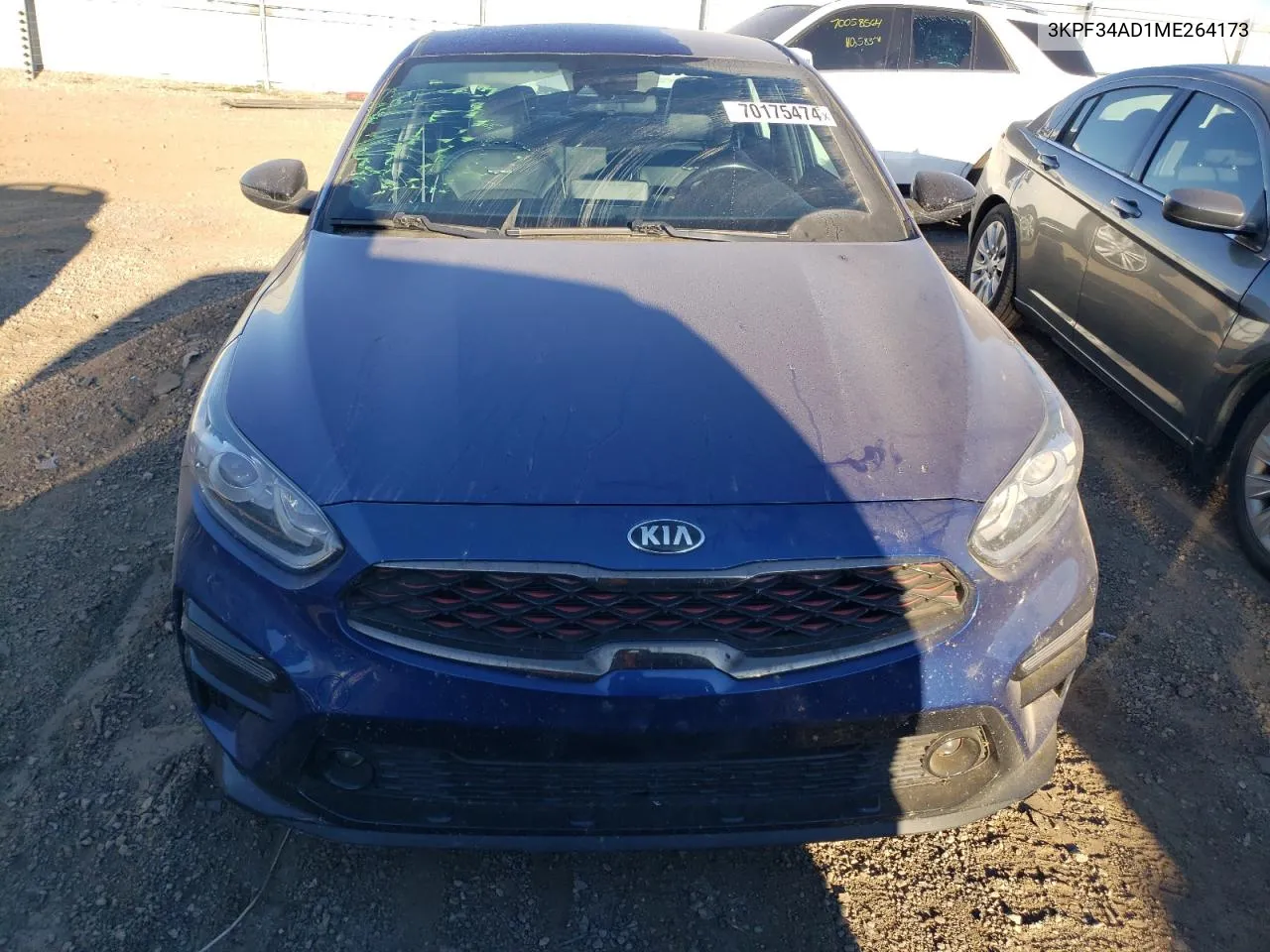 2021 Kia Forte Gt Line VIN: 3KPF34AD1ME264173 Lot: 70175474