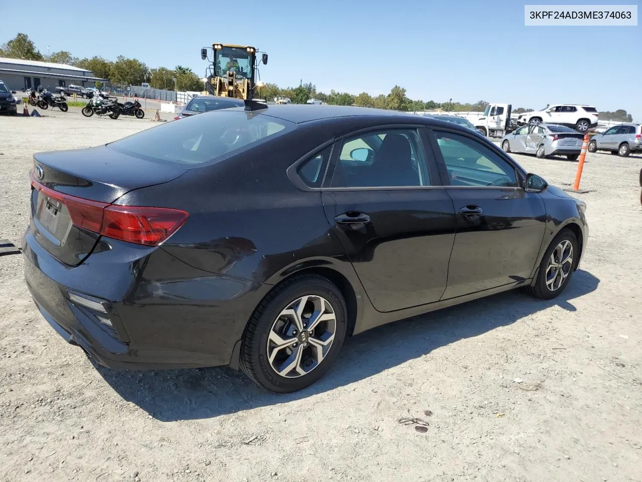 2021 Kia Forte Fe VIN: 3KPF24AD3ME374063 Lot: 70238614