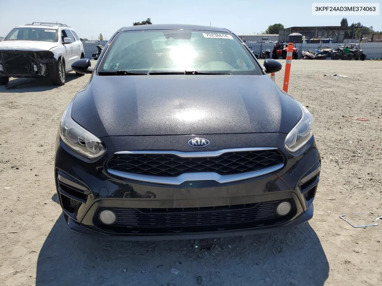 2021 Kia Forte Fe VIN: 3KPF24AD3ME374063 Lot: 70238614