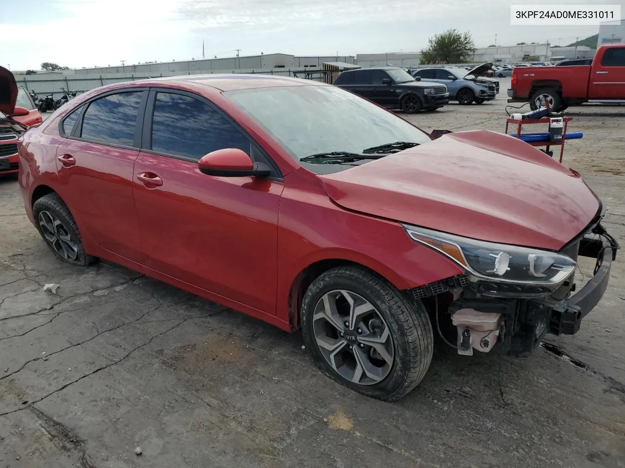 2021 Kia Forte Fe VIN: 3KPF24AD0ME331011 Lot: 70281034