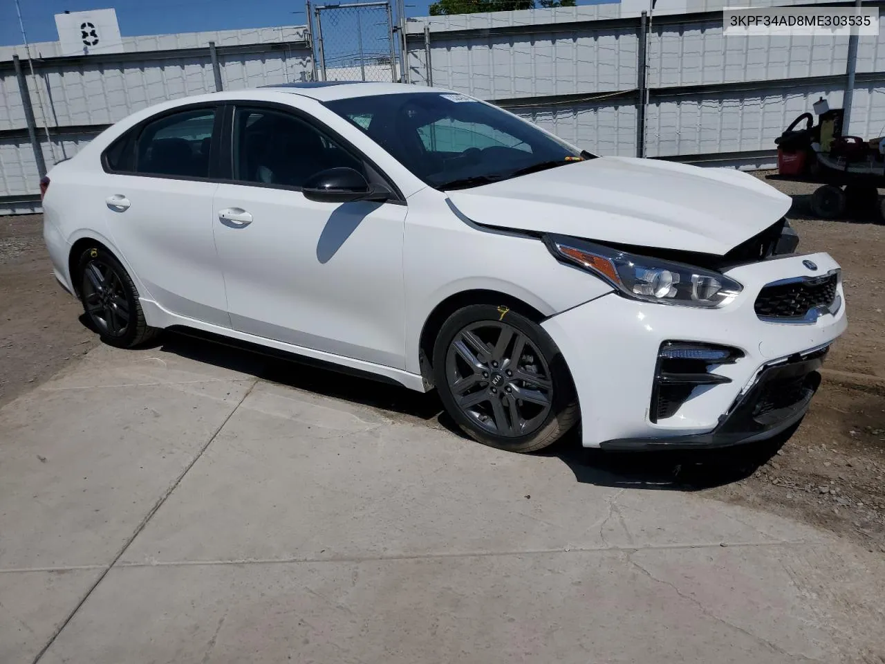 2021 Kia Forte Gt Line VIN: 3KPF34AD8ME303535 Lot: 70324294