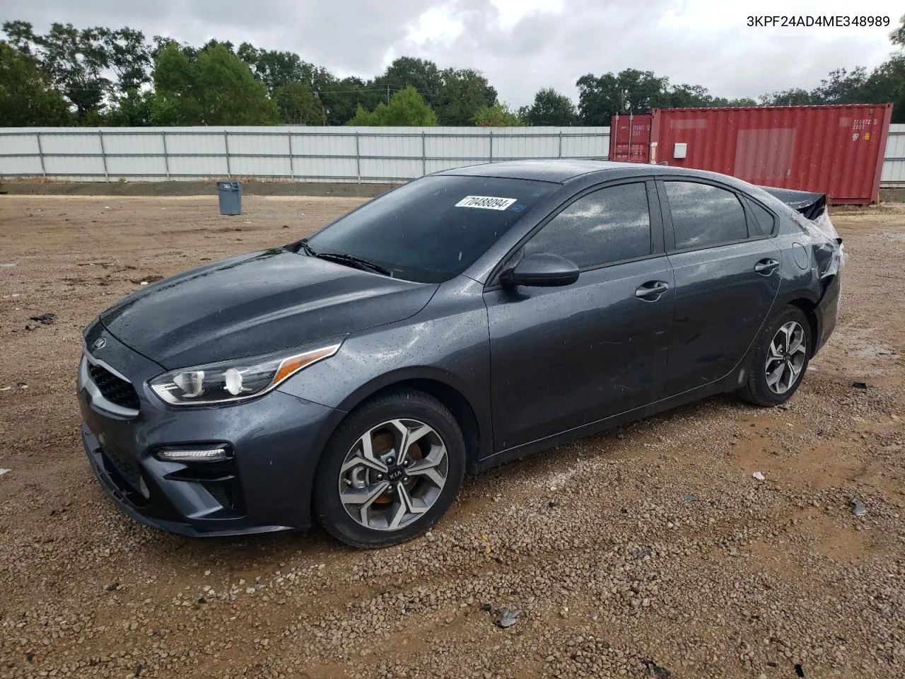 2021 Kia Forte Fe VIN: 3KPF24AD4ME348989 Lot: 70488094