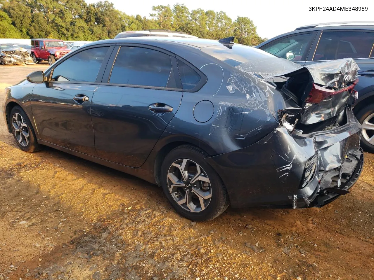 2021 Kia Forte Fe VIN: 3KPF24AD4ME348989 Lot: 70488094