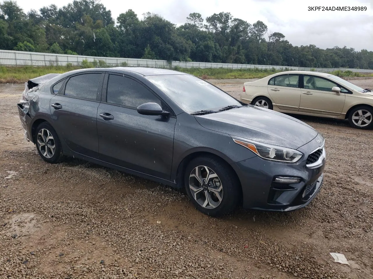 2021 Kia Forte Fe VIN: 3KPF24AD4ME348989 Lot: 70488094