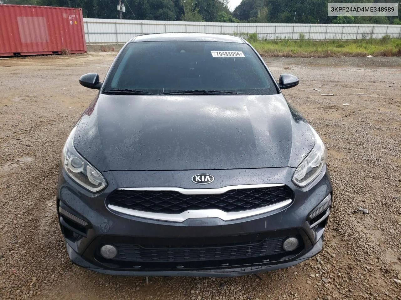 2021 Kia Forte Fe VIN: 3KPF24AD4ME348989 Lot: 70488094