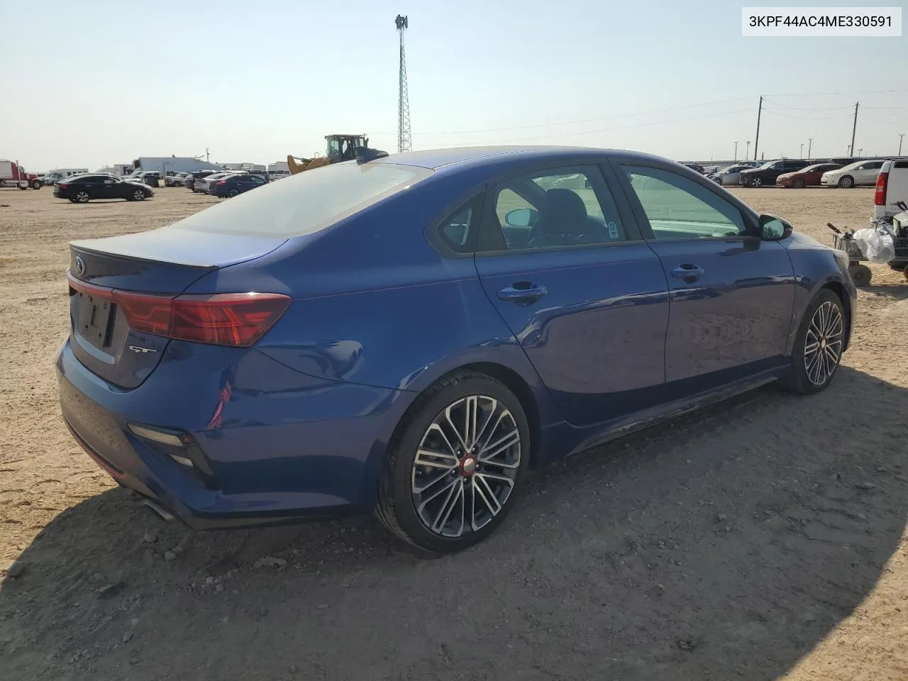 2021 Kia Forte Gt VIN: 3KPF44AC4ME330591 Lot: 70515364