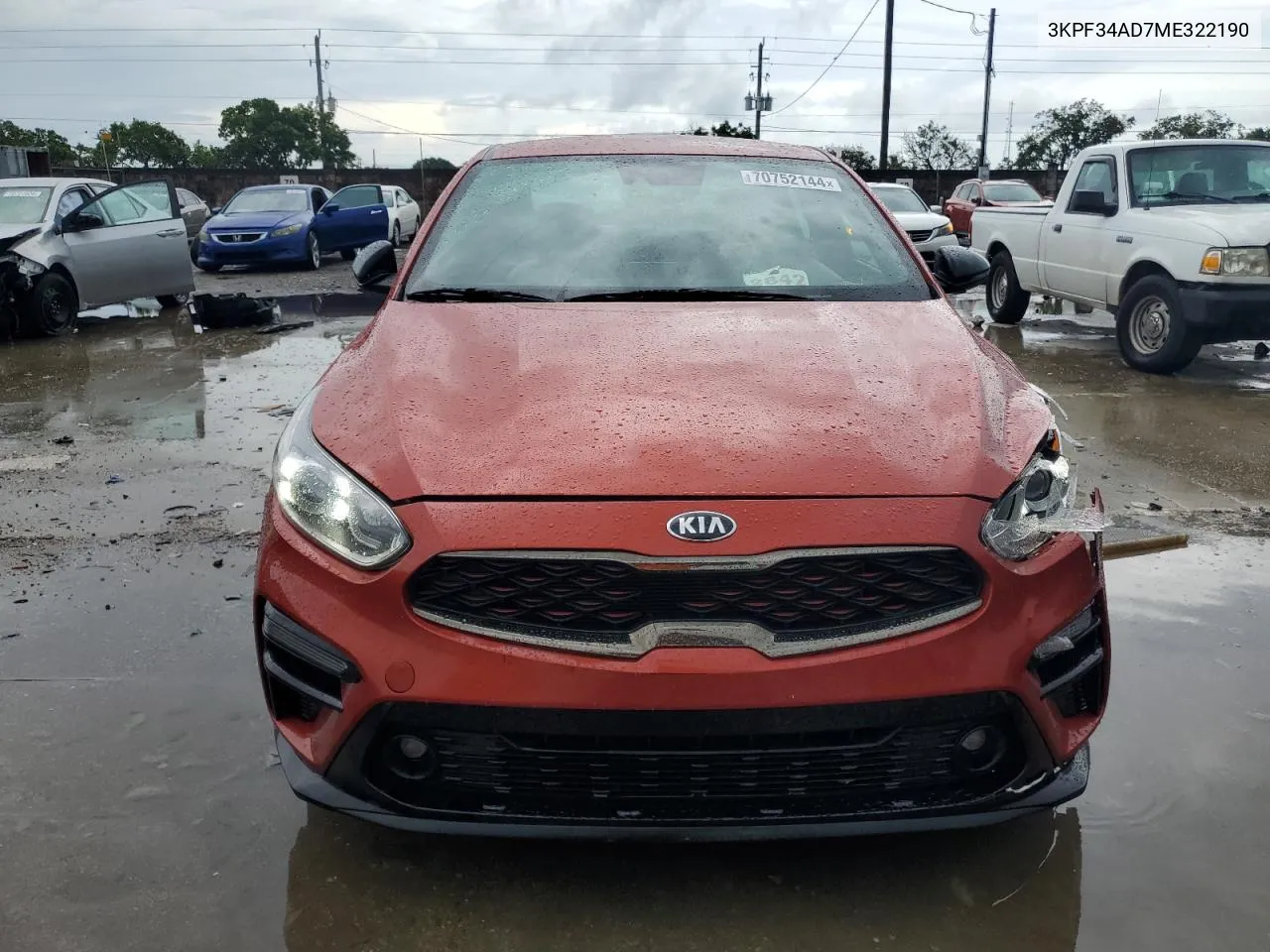 3KPF34AD7ME322190 2021 Kia Forte Gt Line