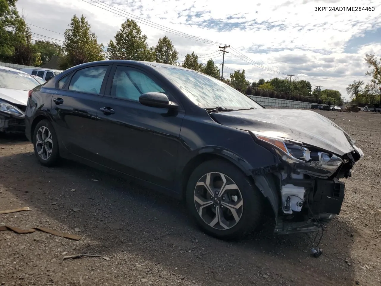 2021 Kia Forte Fe VIN: 3KPF24AD1ME284460 Lot: 70756904