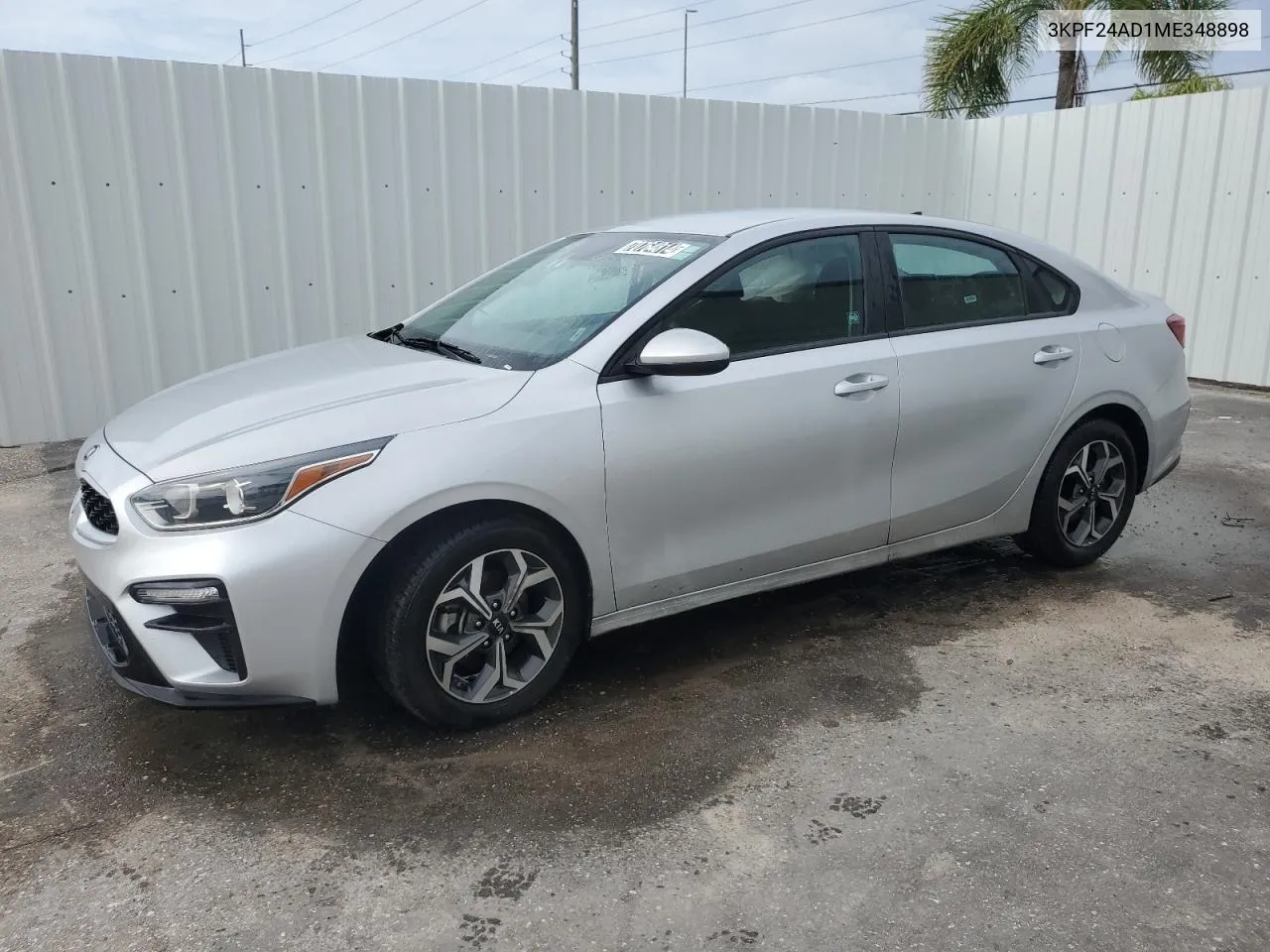 2021 Kia Forte Fe VIN: 3KPF24AD1ME348898 Lot: 70764814