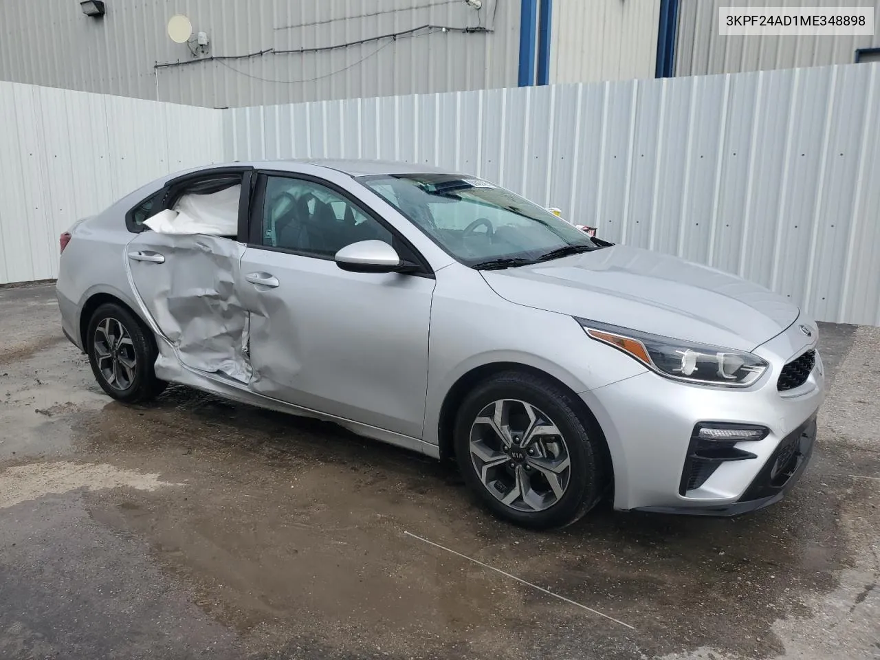 2021 Kia Forte Fe VIN: 3KPF24AD1ME348898 Lot: 70764814