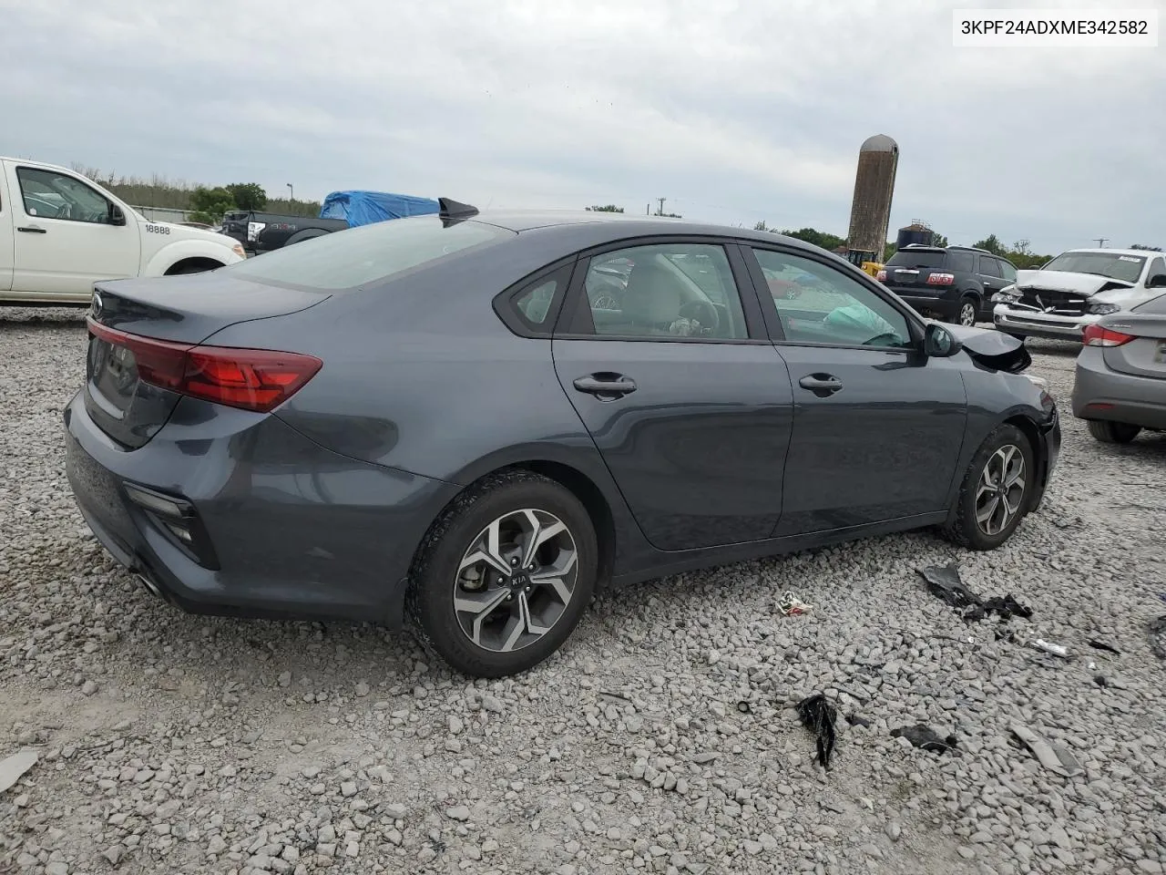 2021 Kia Forte Fe VIN: 3KPF24ADXME342582 Lot: 70885304