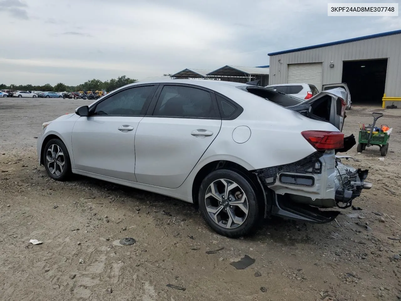 2021 Kia Forte Fe VIN: 3KPF24AD8ME307748 Lot: 70904514