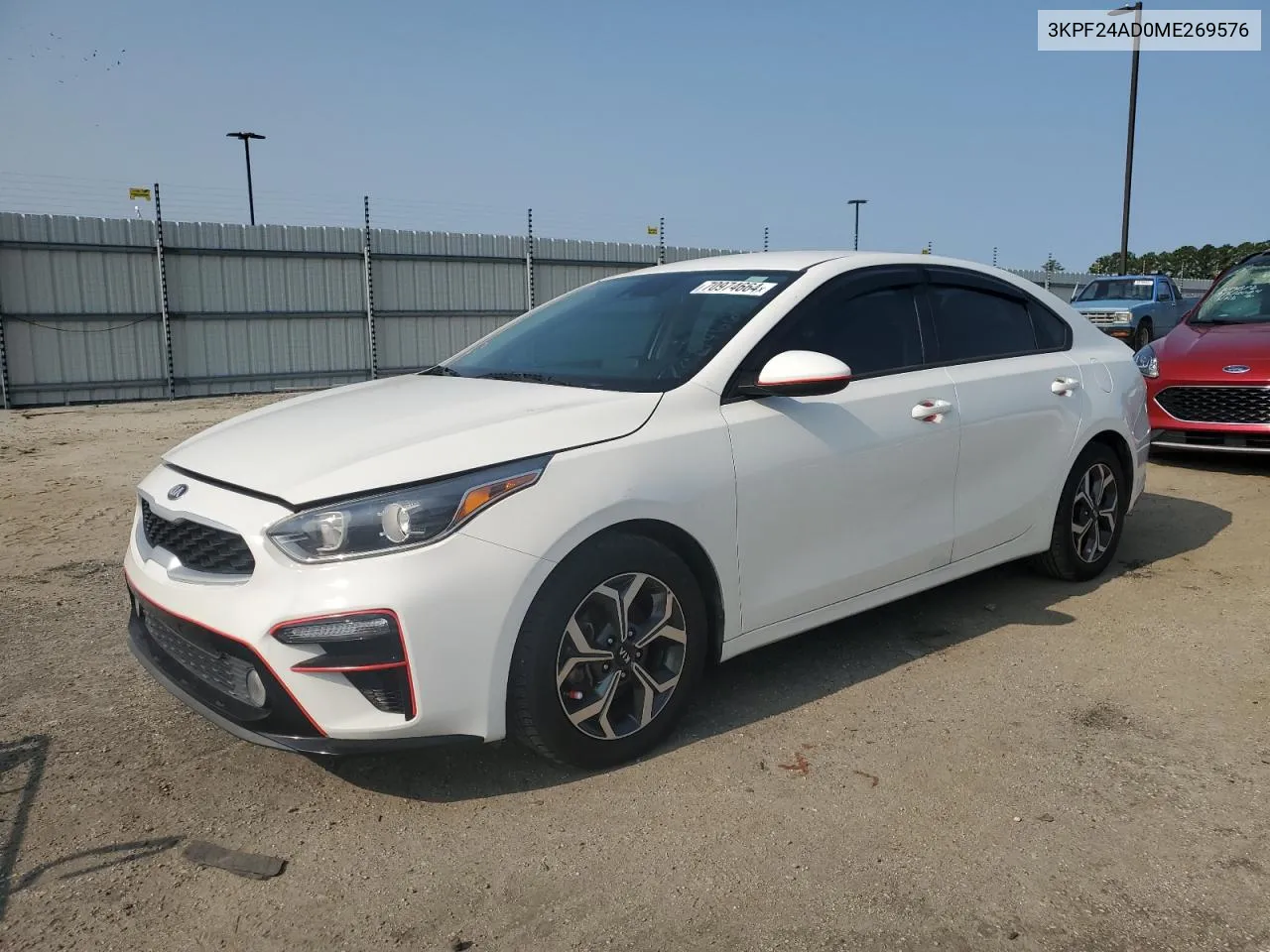 2021 Kia Forte Fe VIN: 3KPF24AD0ME269576 Lot: 70974664