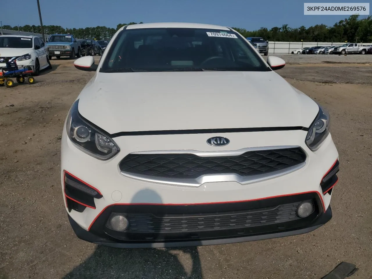 2021 Kia Forte Fe VIN: 3KPF24AD0ME269576 Lot: 70974664