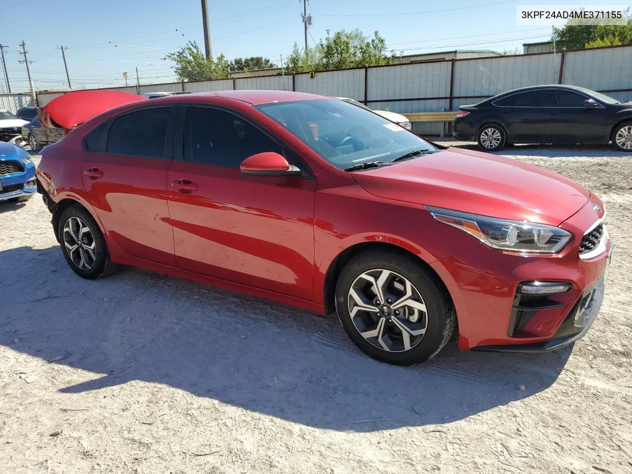 2021 Kia Forte Fe VIN: 3KPF24AD4ME371155 Lot: 70988664