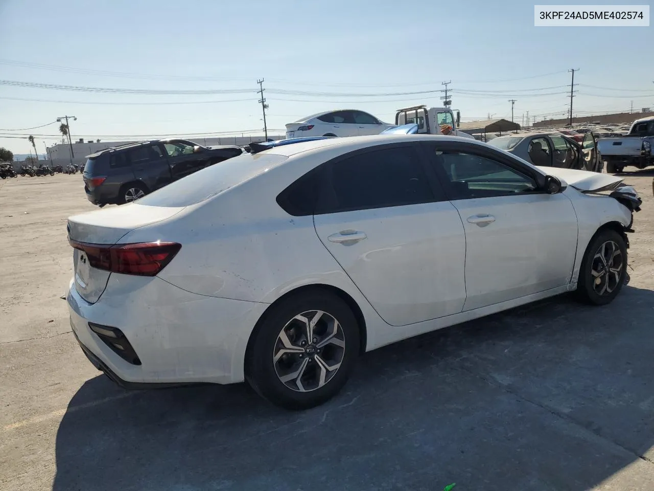 3KPF24AD5ME402574 2021 Kia Forte Fe