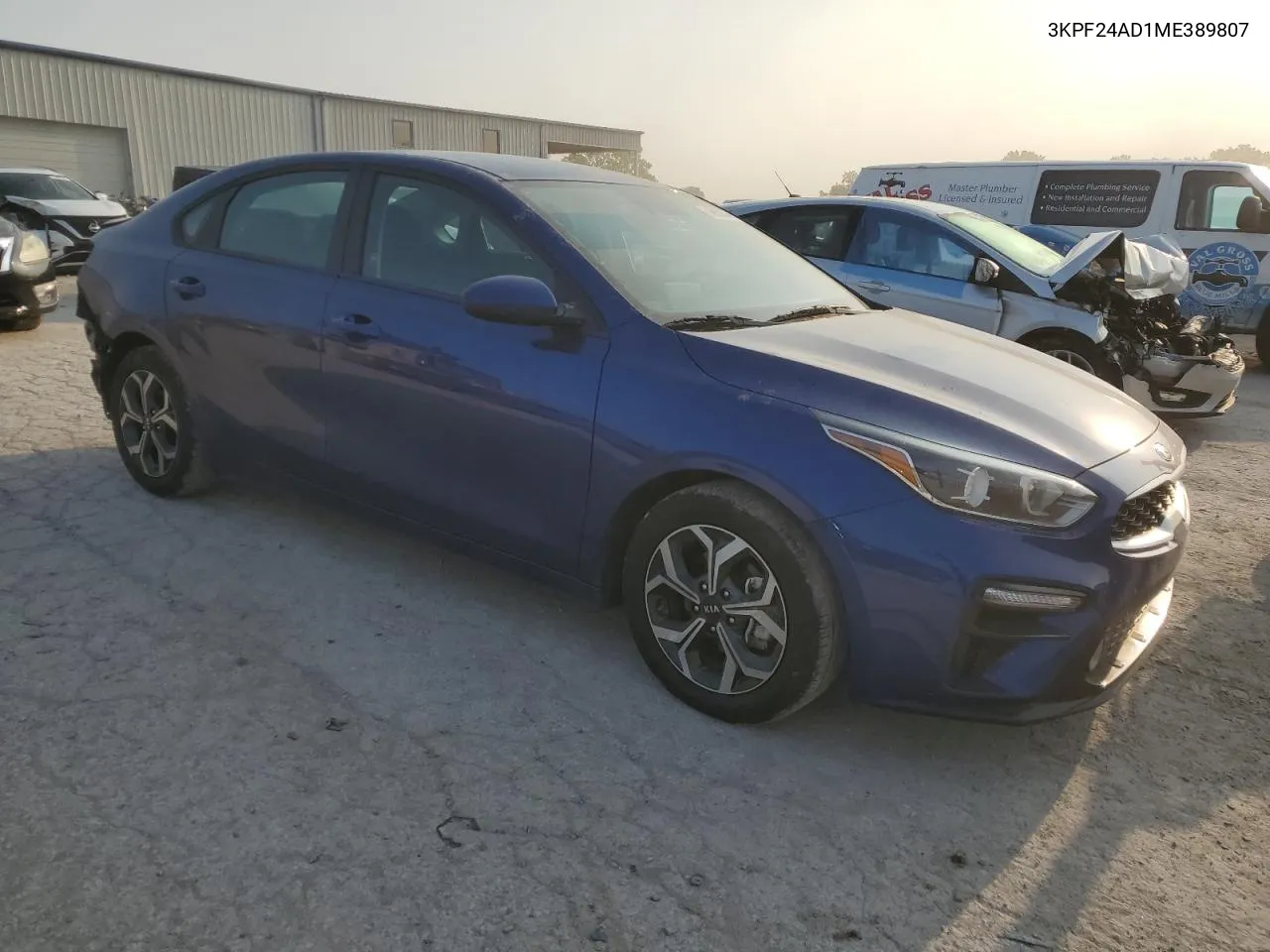 2021 Kia Forte Fe VIN: 3KPF24AD1ME389807 Lot: 71090204