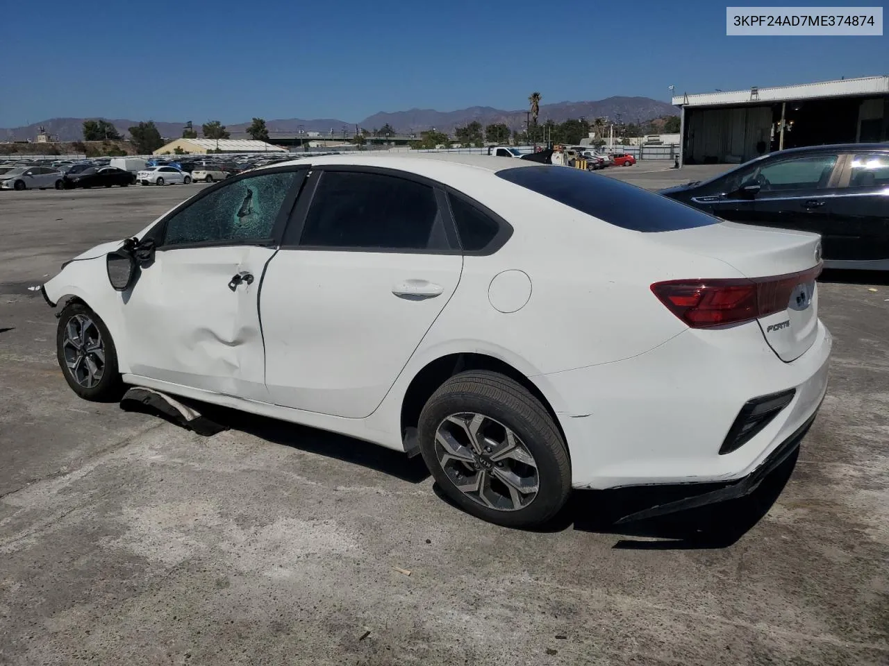 2021 Kia Forte Fe VIN: 3KPF24AD7ME374874 Lot: 71100774