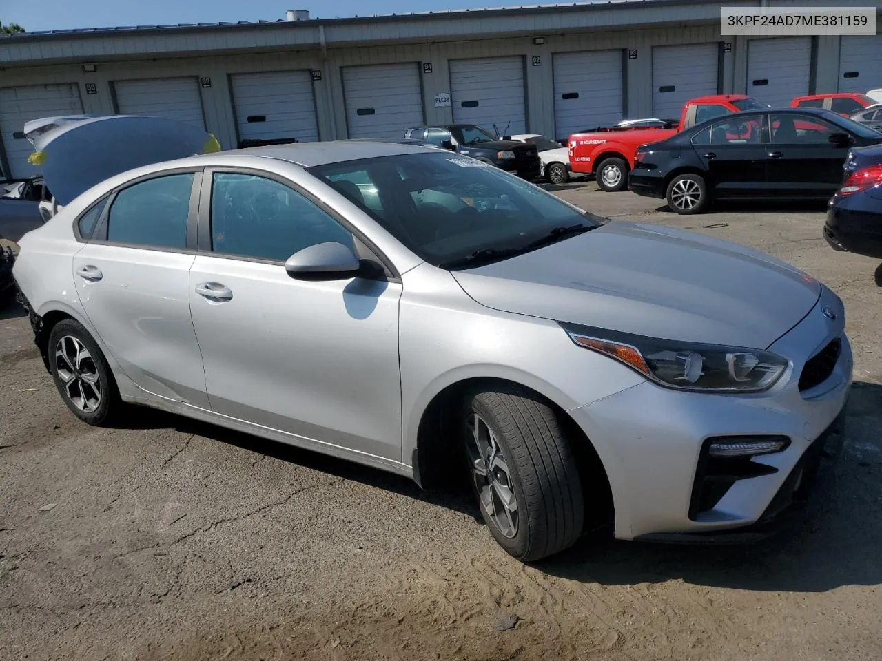 2021 Kia Forte Fe VIN: 3KPF24AD7ME381159 Lot: 71155404