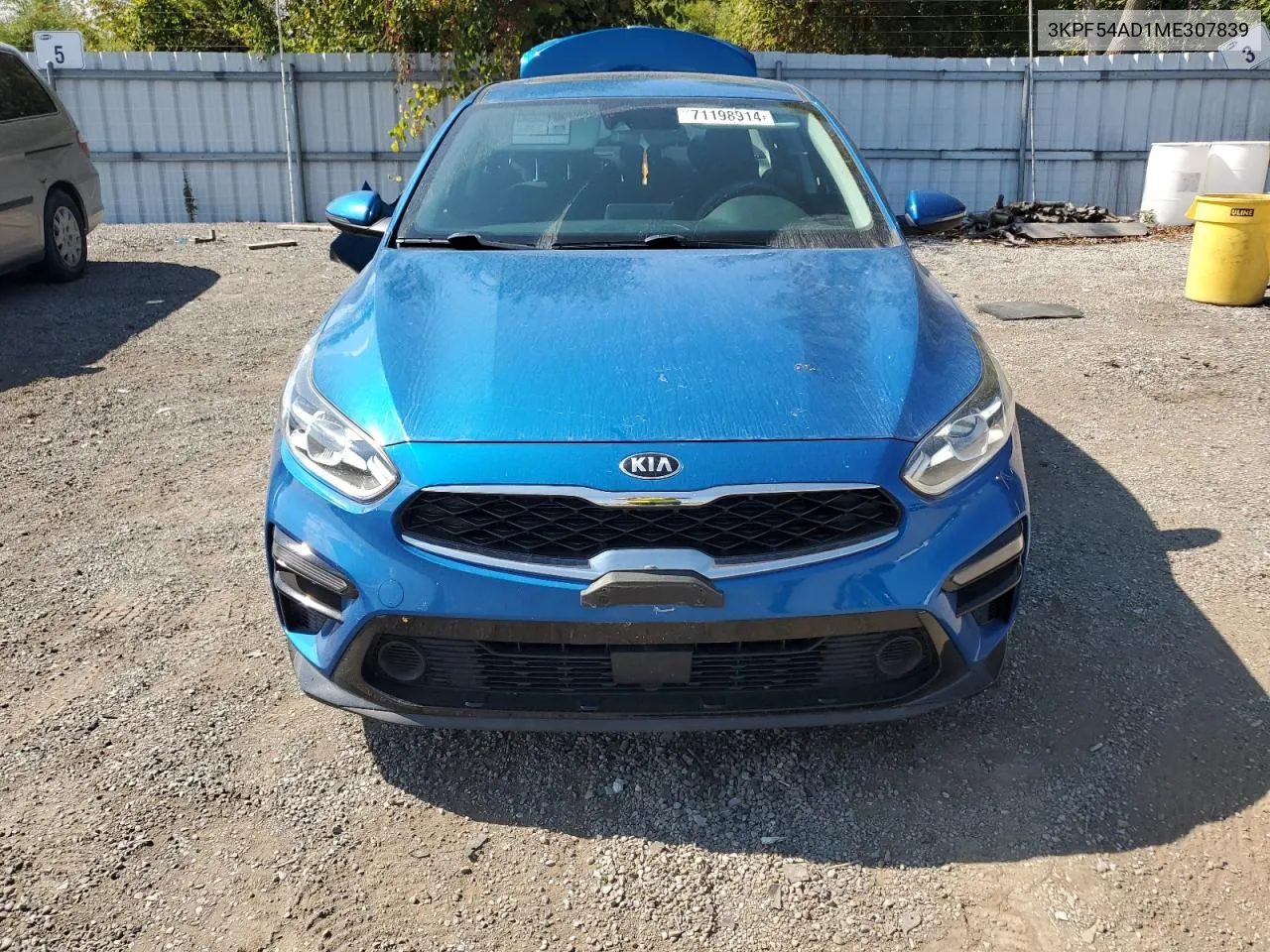 2021 Kia Forte Ex VIN: 3KPF54AD1ME307839 Lot: 71198914