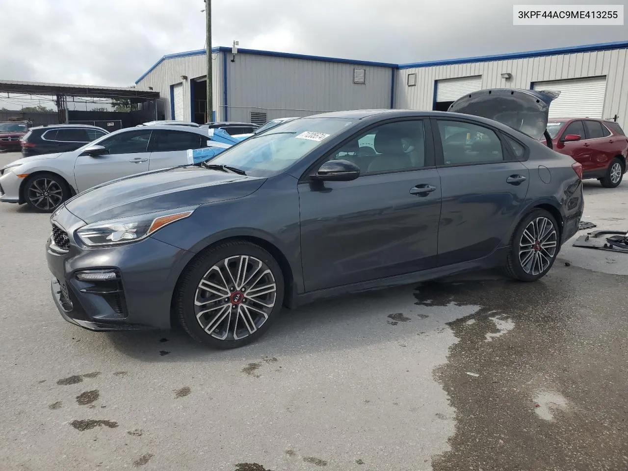 2021 Kia Forte Gt VIN: 3KPF44AC9ME413255 Lot: 71205574