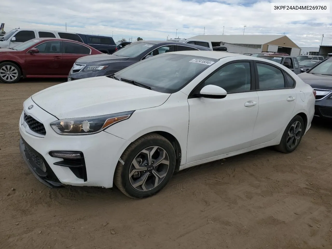 2021 Kia Forte Fe VIN: 3KPF24AD4ME269760 Lot: 71241834