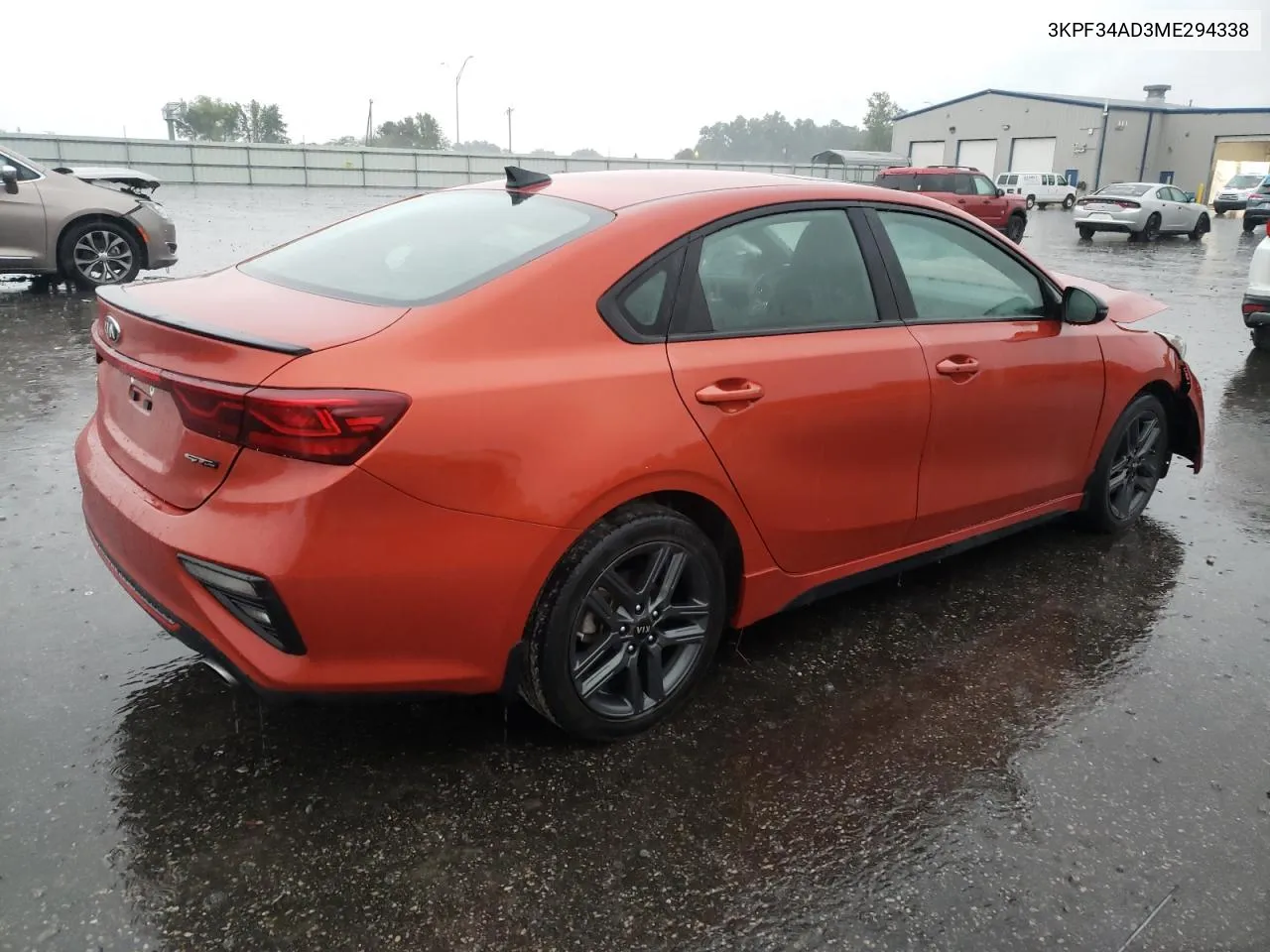 2021 Kia Forte Gt Line VIN: 3KPF34AD3ME294338 Lot: 71294994