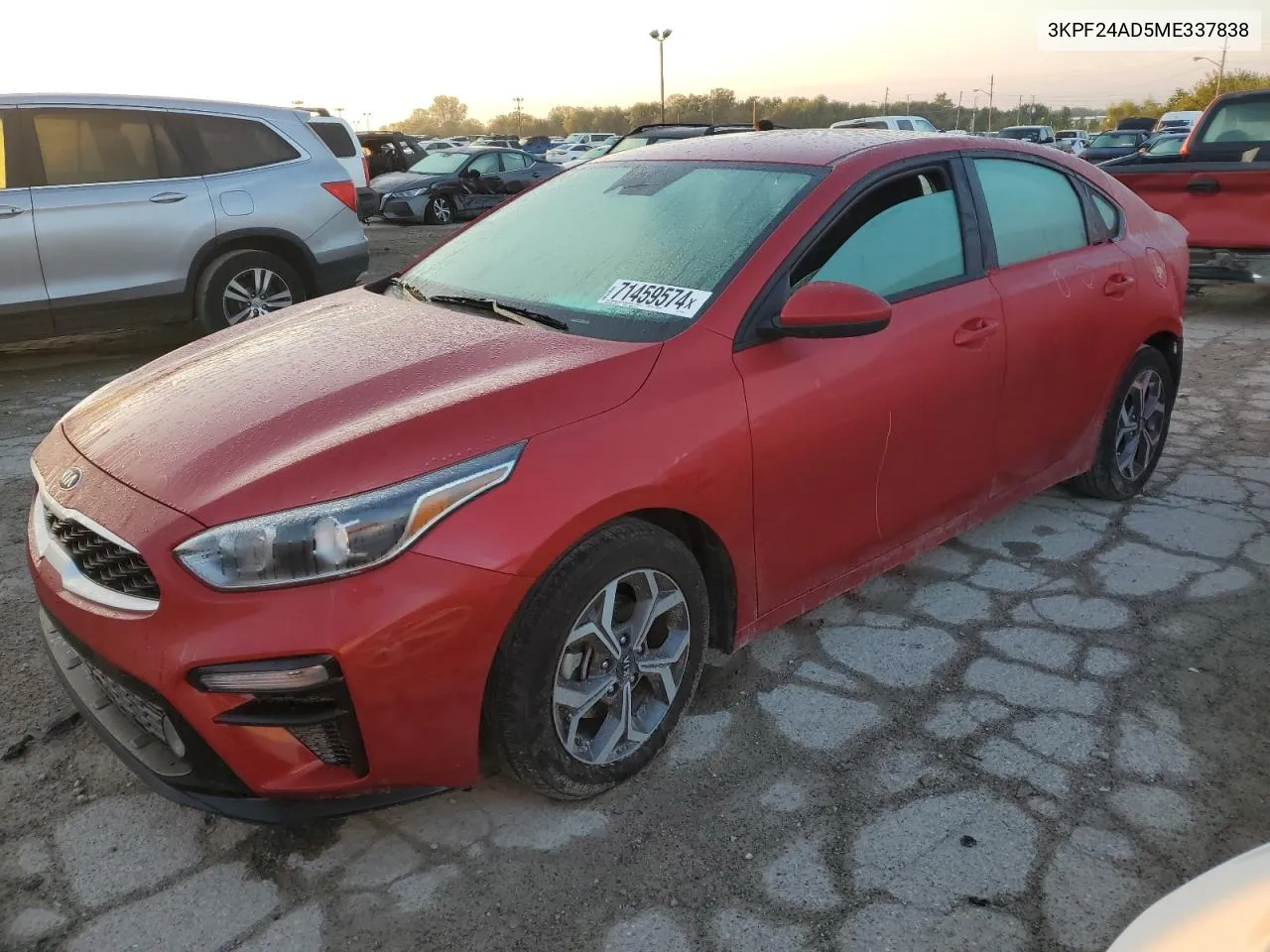 2021 Kia Forte Fe VIN: 3KPF24AD5ME337838 Lot: 71459574