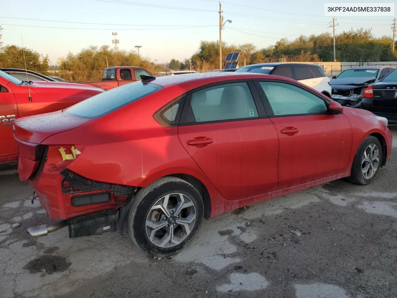 2021 Kia Forte Fe VIN: 3KPF24AD5ME337838 Lot: 71459574