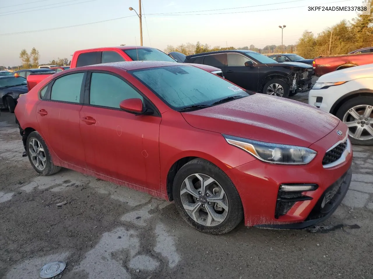 2021 Kia Forte Fe VIN: 3KPF24AD5ME337838 Lot: 71459574