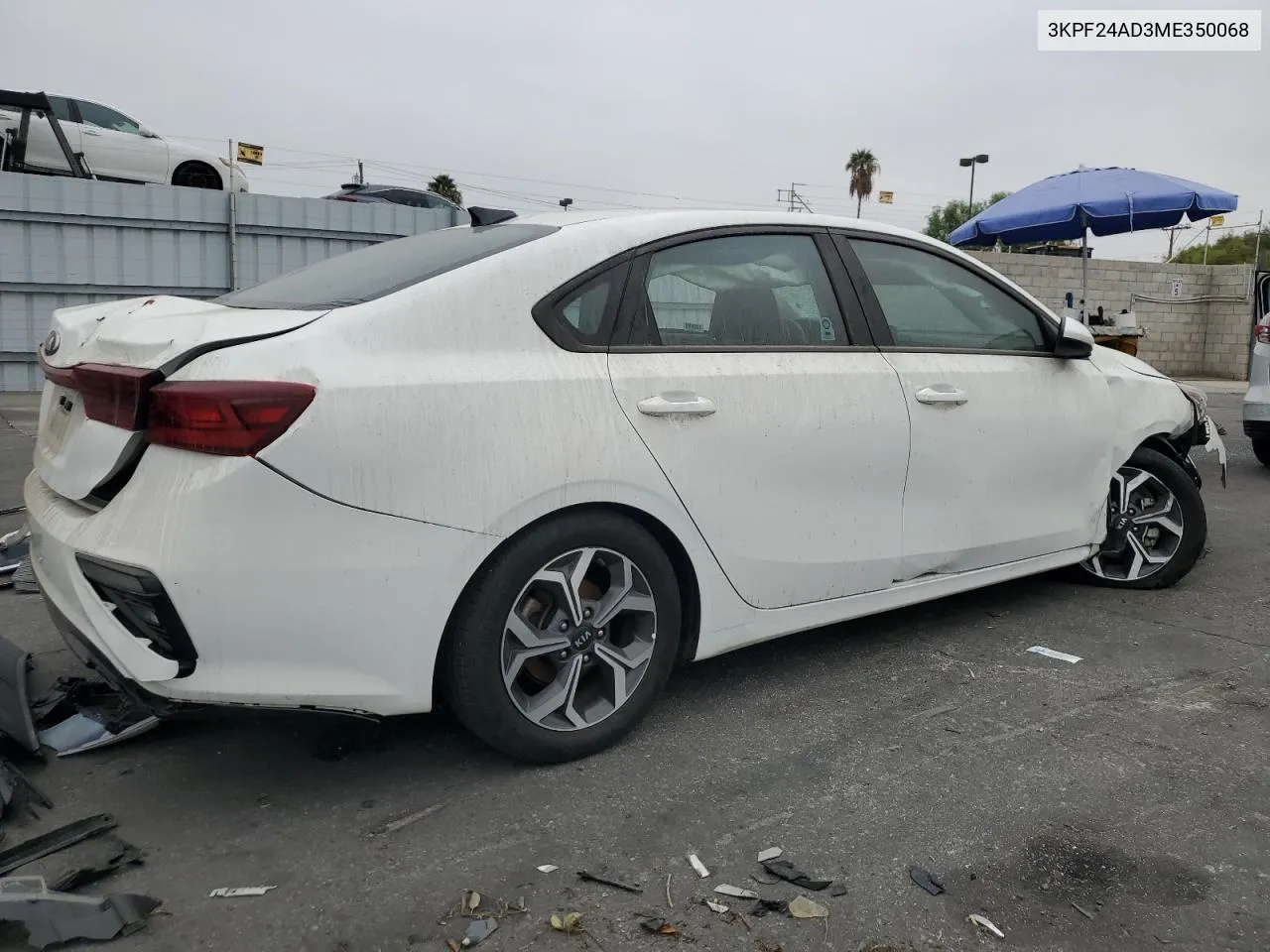 2021 Kia Forte Fe VIN: 3KPF24AD3ME350068 Lot: 71504014