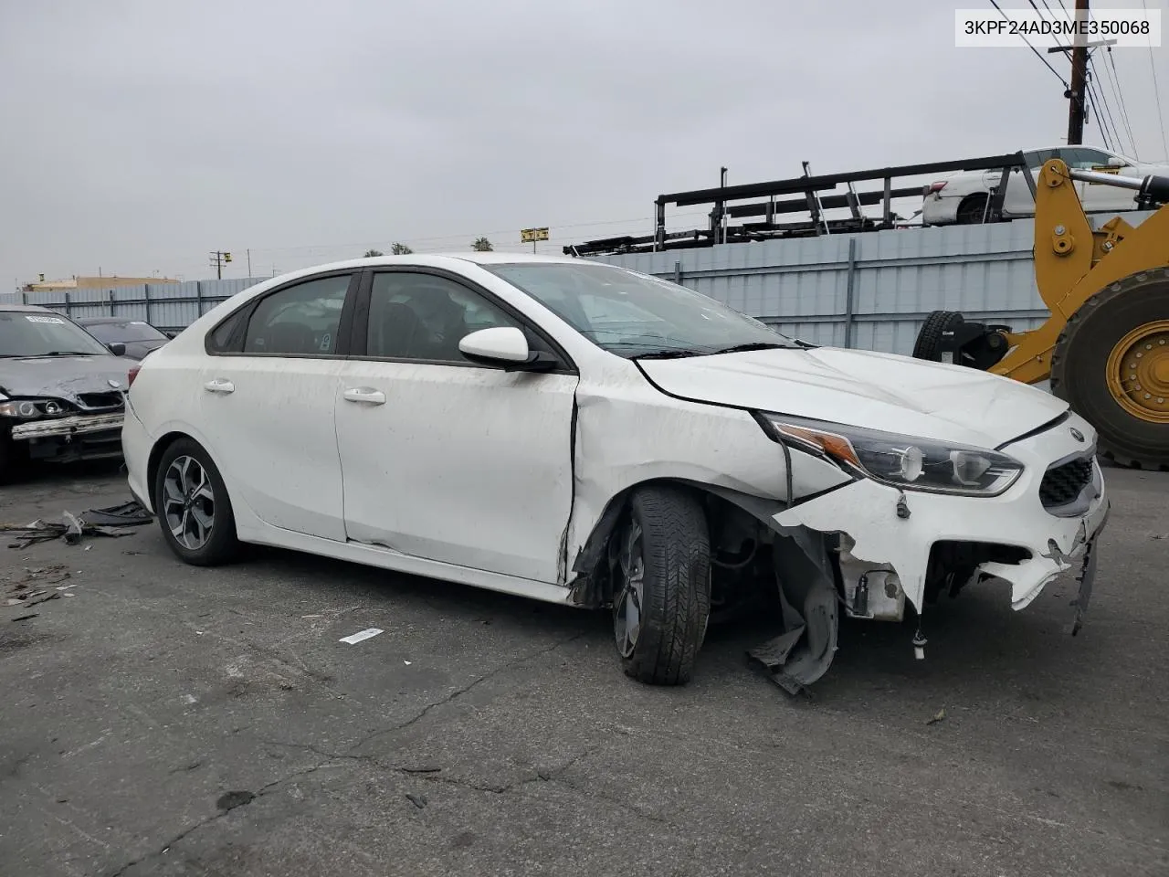 2021 Kia Forte Fe VIN: 3KPF24AD3ME350068 Lot: 71504014