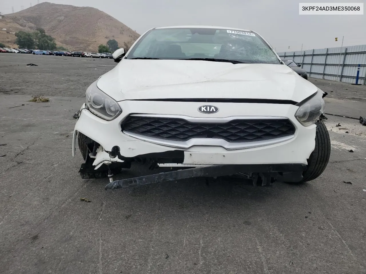 2021 Kia Forte Fe VIN: 3KPF24AD3ME350068 Lot: 71504014