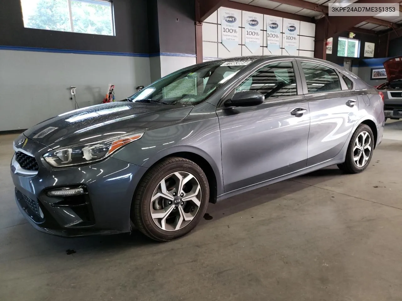 2021 Kia Forte Fe VIN: 3KPF24AD7ME351353 Lot: 71563864