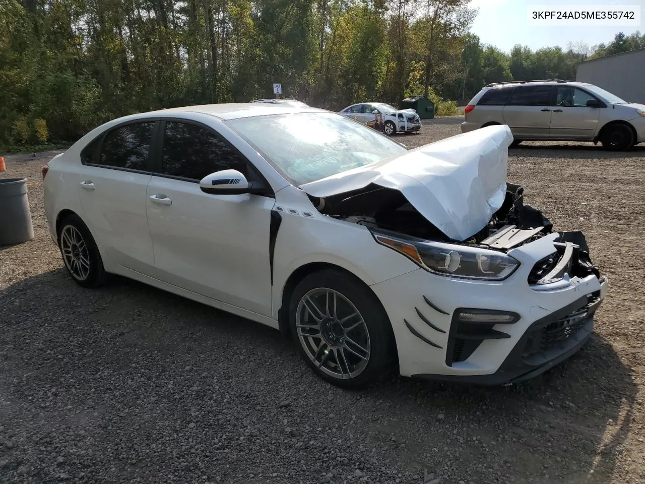 2021 Kia Forte Fe VIN: 3KPF24AD5ME355742 Lot: 71568804