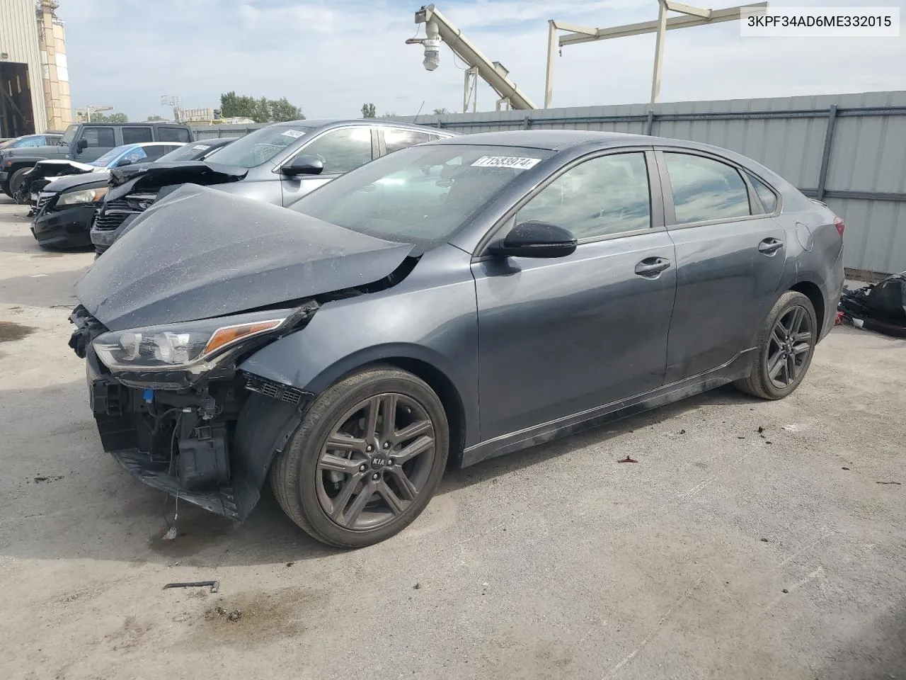 3KPF34AD6ME332015 2021 Kia Forte Gt Line