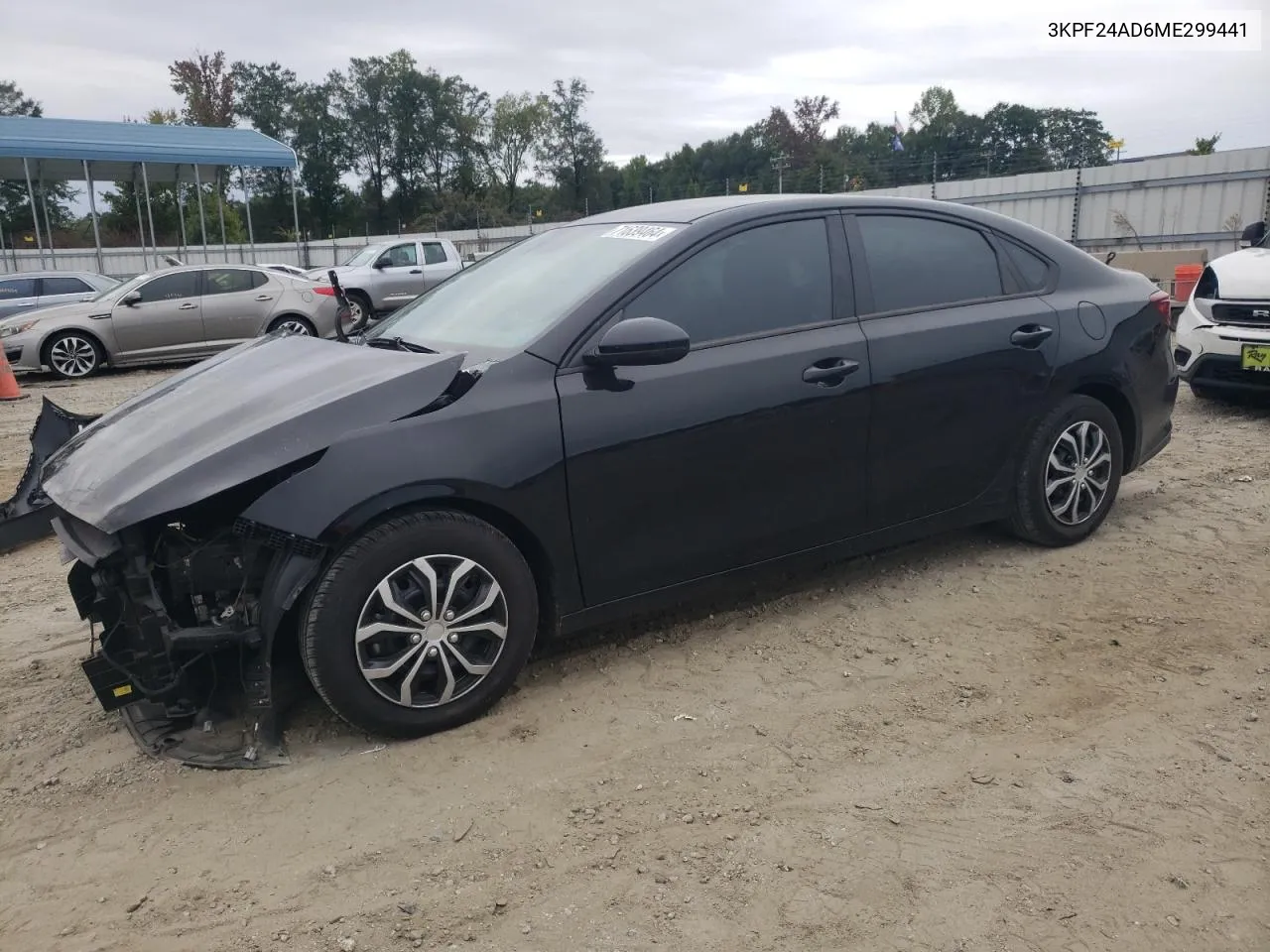 2021 Kia Forte Fe VIN: 3KPF24AD6ME299441 Lot: 71639464