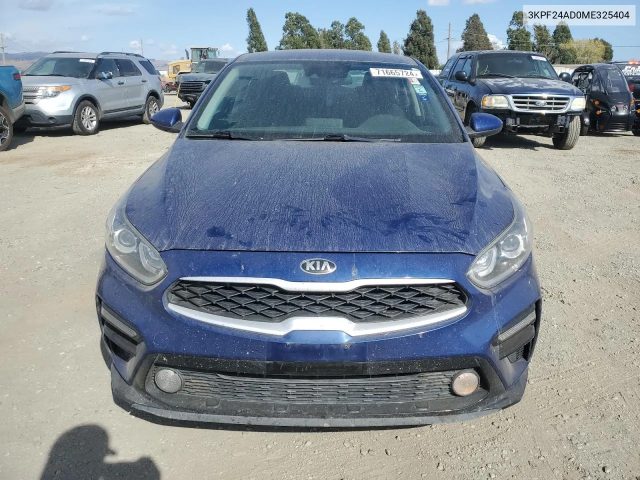 2021 Kia Forte Fe VIN: 3KPF24AD0ME325404 Lot: 71665724