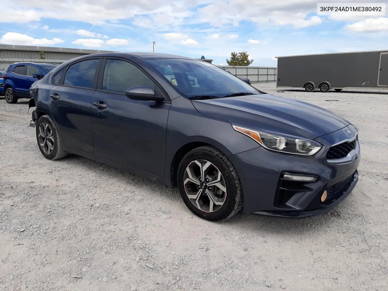 2021 Kia Forte Fe VIN: 3KPF24AD1ME380492 Lot: 71710614