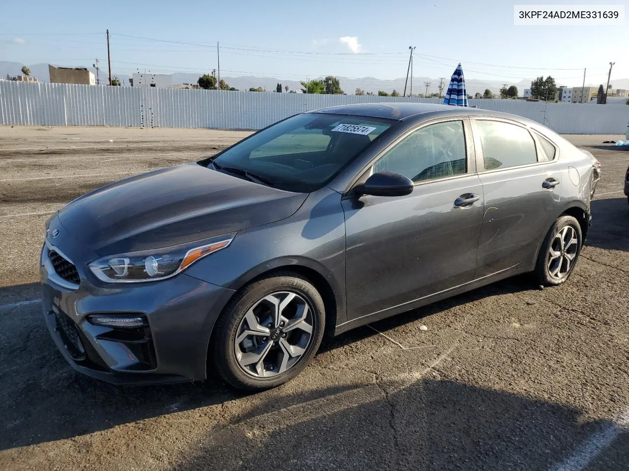 2021 Kia Forte Fe VIN: 3KPF24AD2ME331639 Lot: 71825574