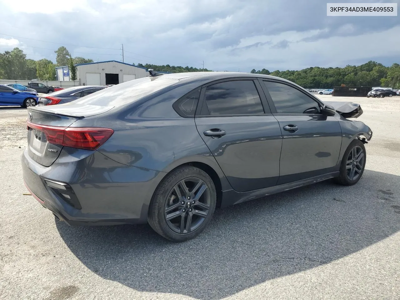 2021 Kia Forte Gt Line VIN: 3KPF34AD3ME409553 Lot: 71859924