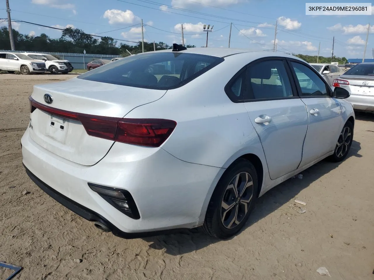 2021 Kia Forte Fe VIN: 3KPF24AD9ME296081 Lot: 71930184