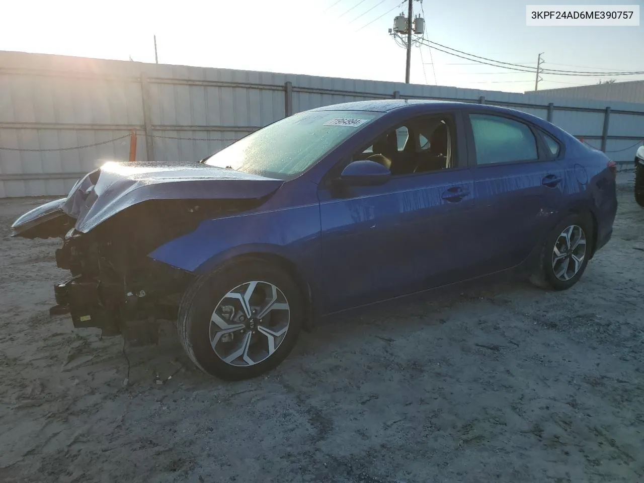 3KPF24AD6ME390757 2021 Kia Forte Fe