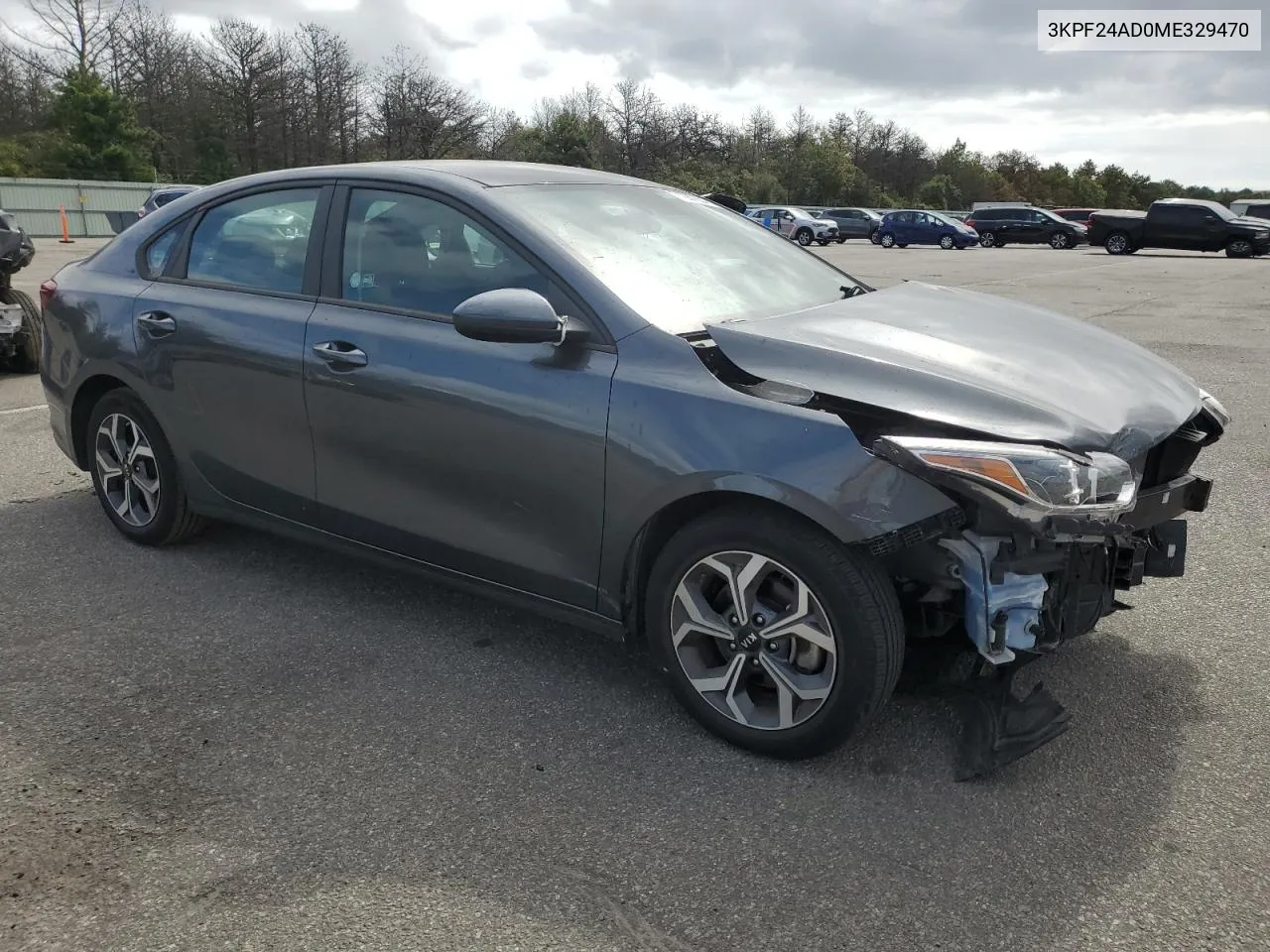 2021 Kia Forte Fe VIN: 3KPF24AD0ME329470 Lot: 71987854