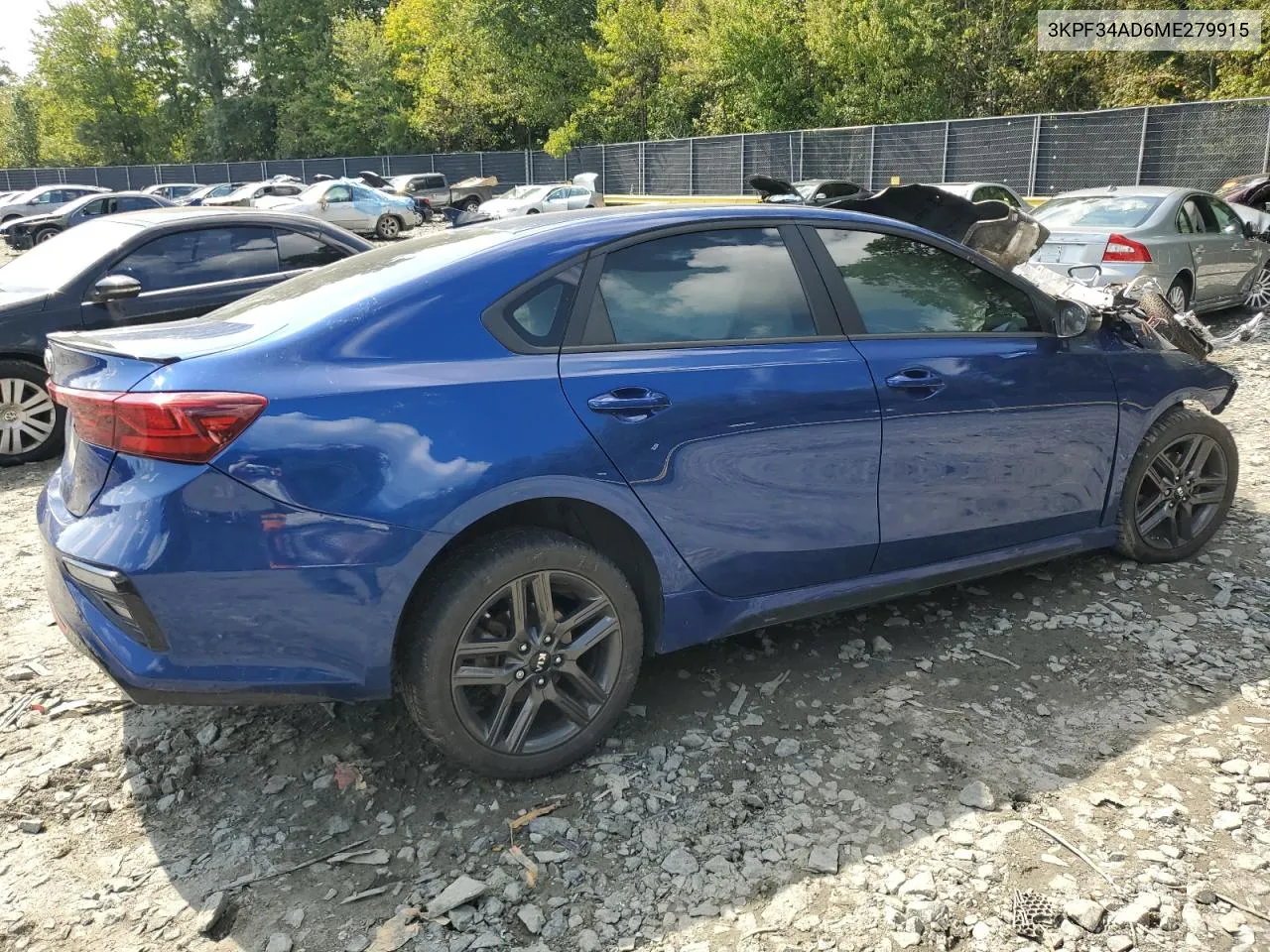 2021 Kia Forte Gt Line VIN: 3KPF34AD6ME279915 Lot: 71992764