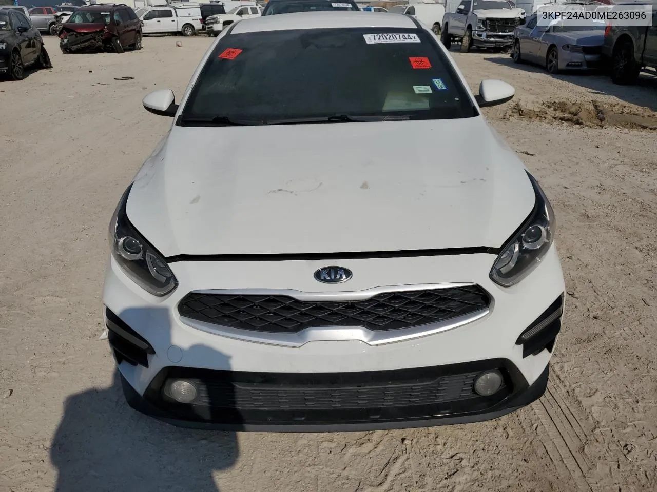 2021 Kia Forte Fe VIN: 3KPF24AD0ME263096 Lot: 72020744