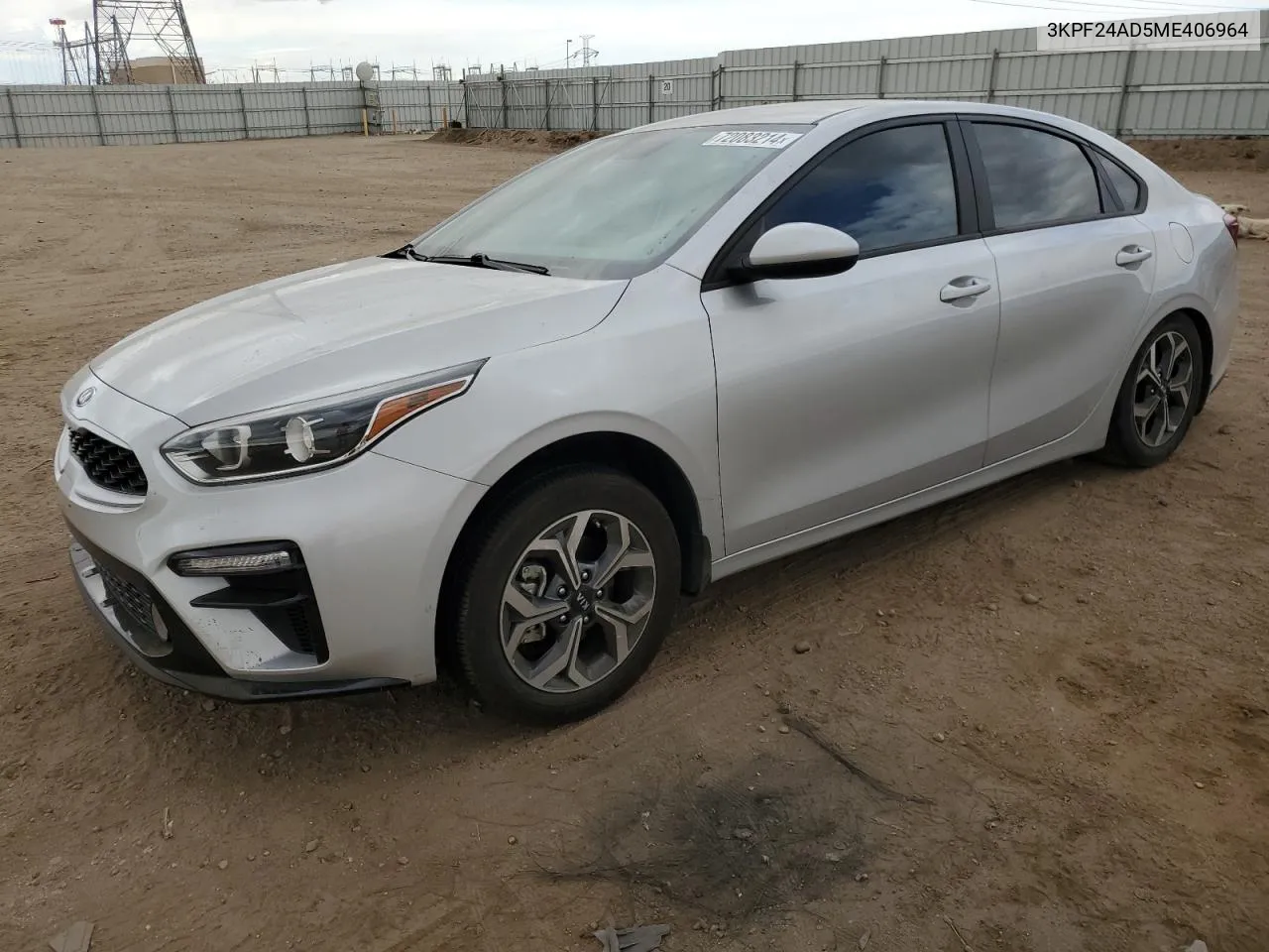 2021 Kia Forte Fe VIN: 3KPF24AD5ME406964 Lot: 72083214