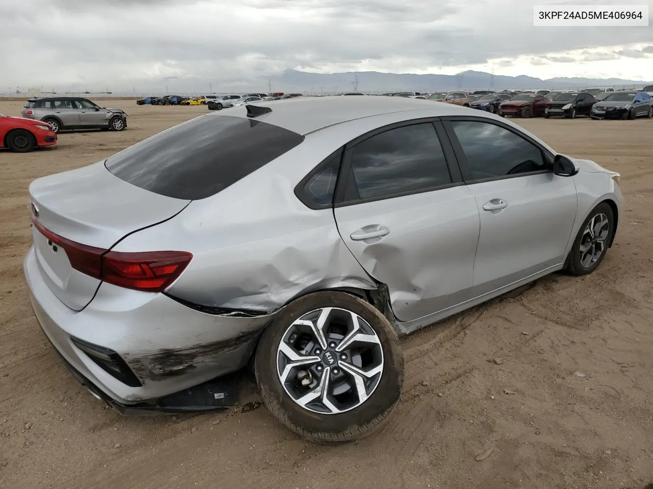 2021 Kia Forte Fe VIN: 3KPF24AD5ME406964 Lot: 72083214