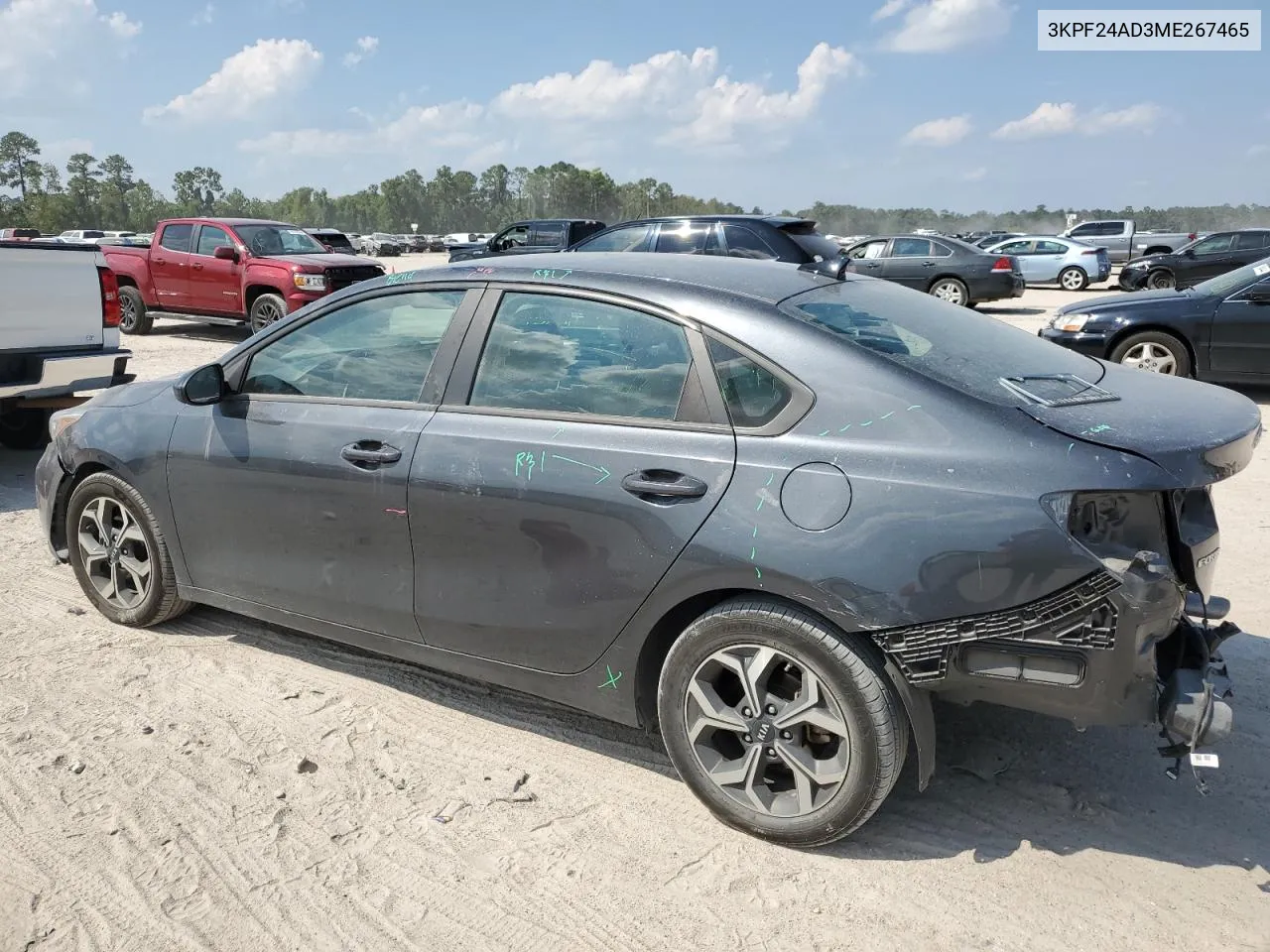 2021 Kia Forte Fe VIN: 3KPF24AD3ME267465 Lot: 72188944