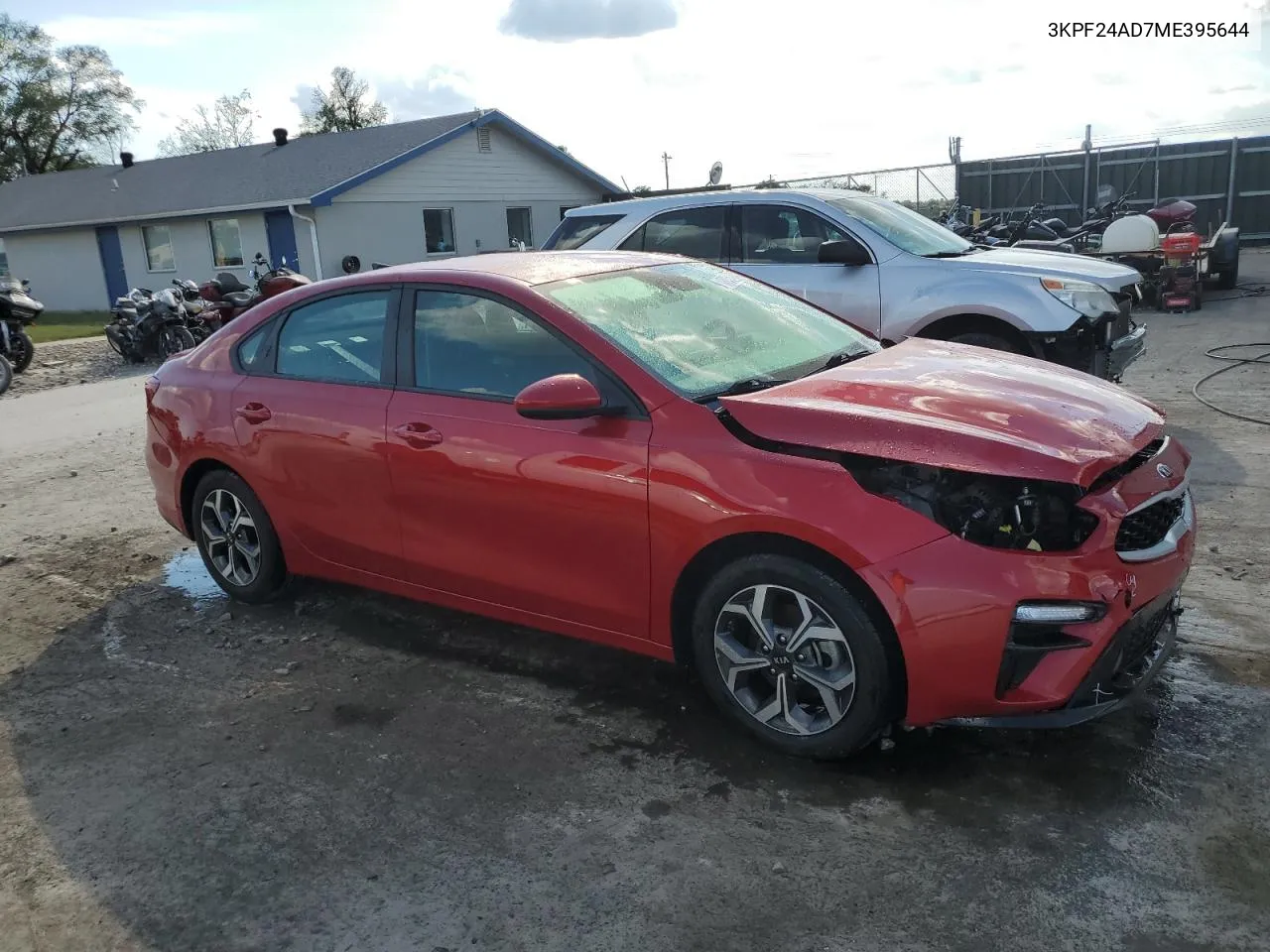 2021 Kia Forte Fe VIN: 3KPF24AD7ME395644 Lot: 72365774